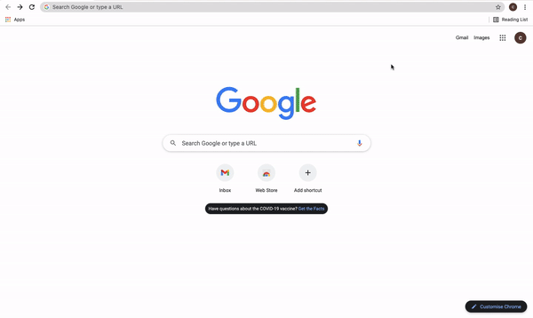 video of opening gmail